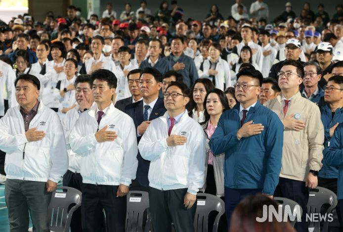 충청북도의회 행정문화위 장애인도민체전 선수단 격려