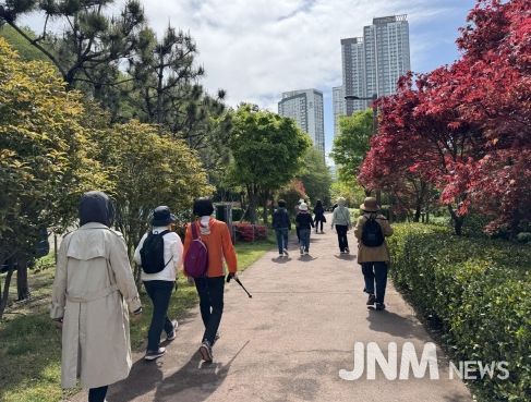 우동지역 걷기활동 사진