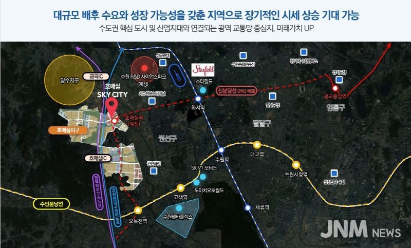 배후수요(호매실스카이시티 제공)