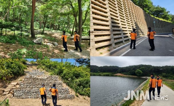 서산소방서, ‘풍수해 걱정 뚝!’ 위험지역 현장점검 실시