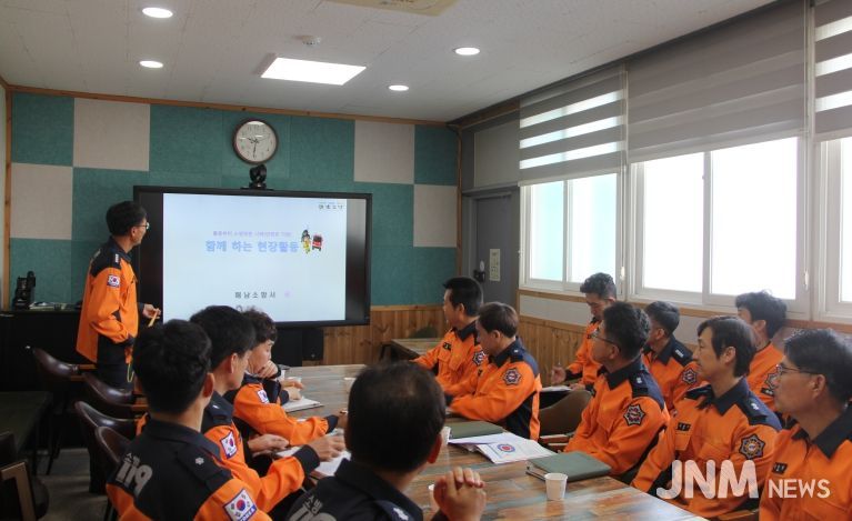해남소방서, 재난현장 지휘ㆍ안전관리 교육 실시
