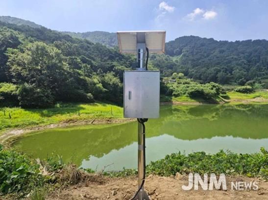 수위계측기 설치 사진
