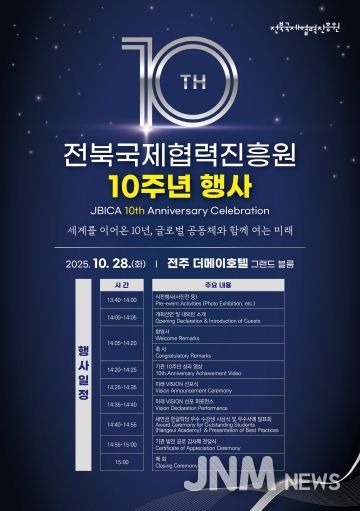 (포스터) 전북국제협력진흥원, 창립 10주년 맞아‘VISION 2035’선포