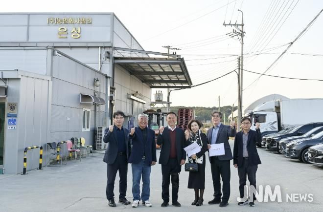 이충우 여주시장, 농업회사법인 은성 기업체 현장 방문