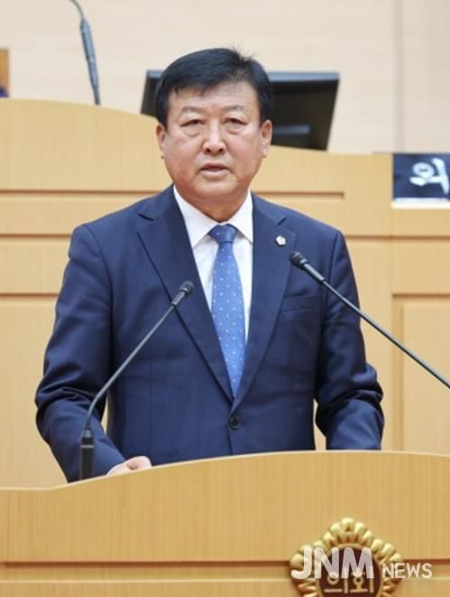 신승철 전남도의원, 5분 자유발언