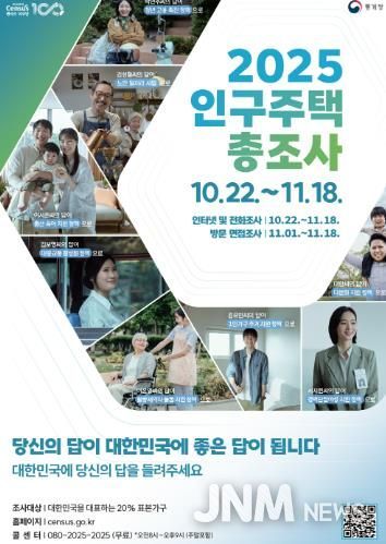 봉화군, 2025 인구주택총조사 실시