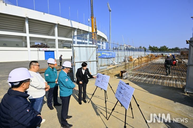 속초종합경기장 수소충전소 신축 ‘순항’