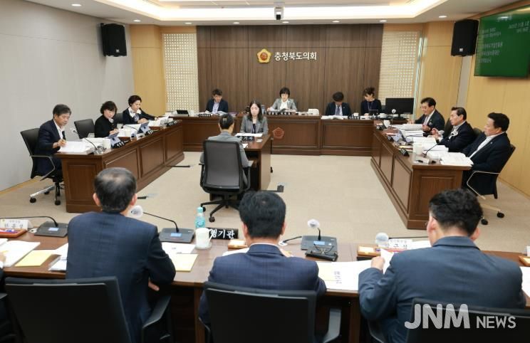 산업경제위원회, 충청북도기업진흥원 등 2025년도 행정사무감사