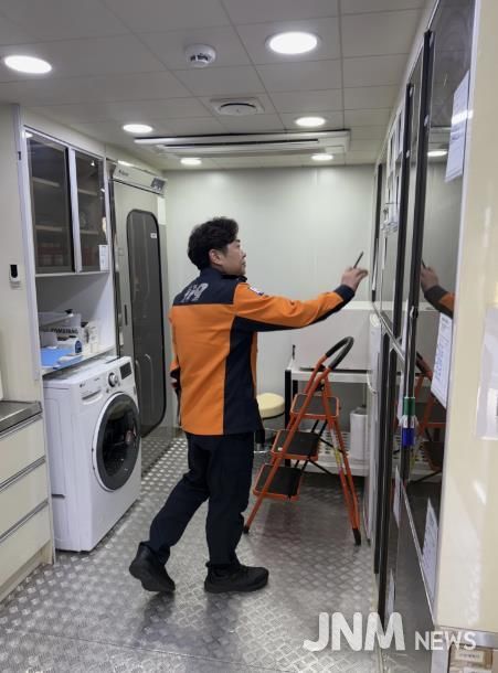 나주소방서, 동절기 대비 감염관리 강화 점검 실시