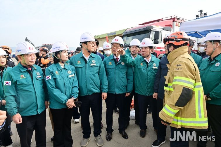 행정자치위원회, 한국동서발전 울산화력발전소 사고 현장방문