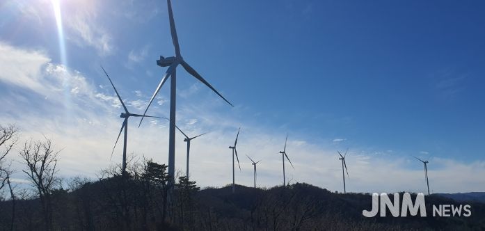 봉화 석포면 ‘오미산 풍력발전단지’ 준공