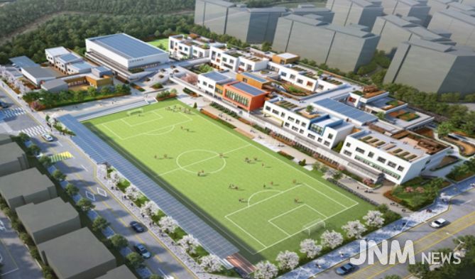 아라월평초중 조감도