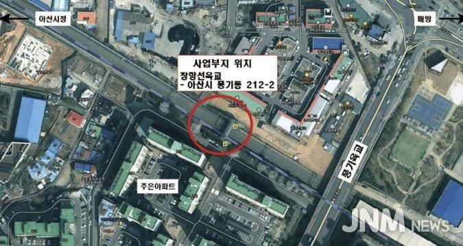 장항선육교 위치도