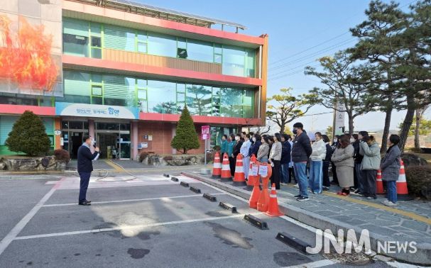 함양군 보건소, 2025년 합동 소방훈련 실시