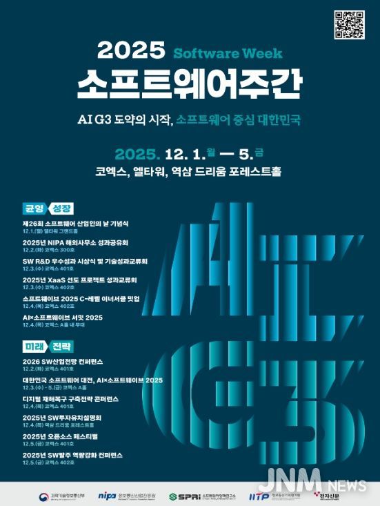 「2025 소프트웨어 주간」 포스터