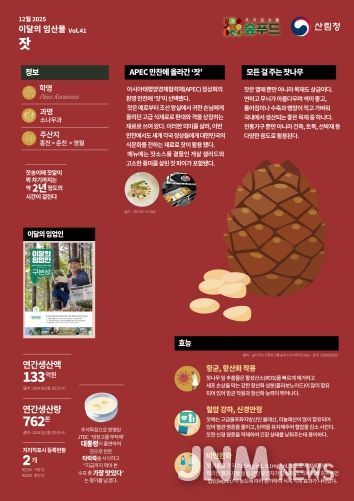 2025 이달의 임산물-12월 `잣`