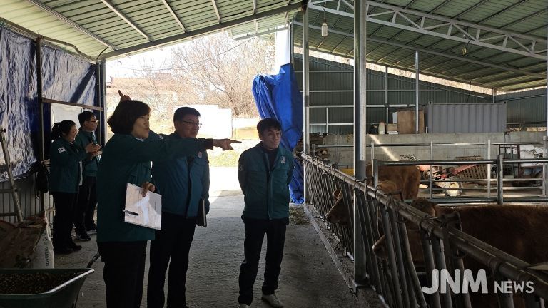 충북도, 겨울철 대설‧한파 대비 축산농가 현장점검 실시