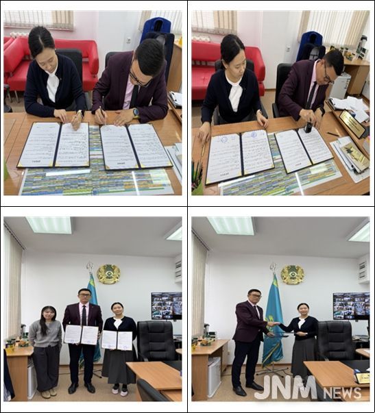 청년 월드클래스 나해리 대표, 카자흐스탄서 '부산형 온라인 스쿨' 전파