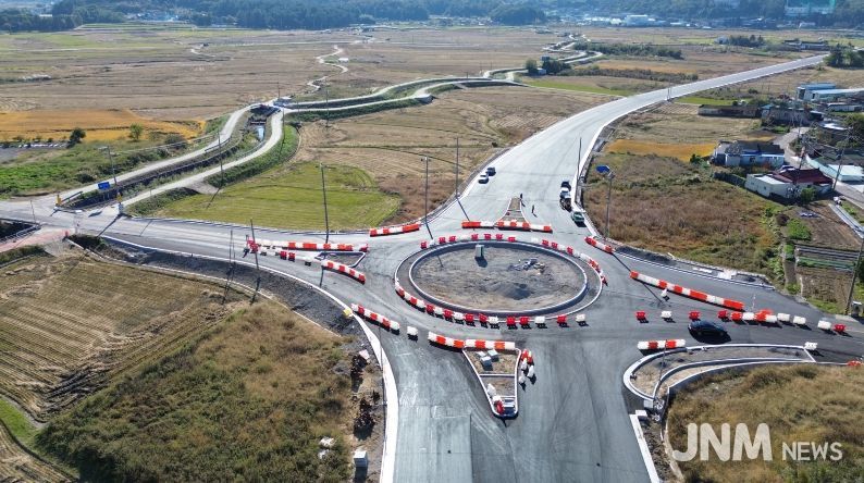 화력발전소 우회도로 개설 안전한 교통