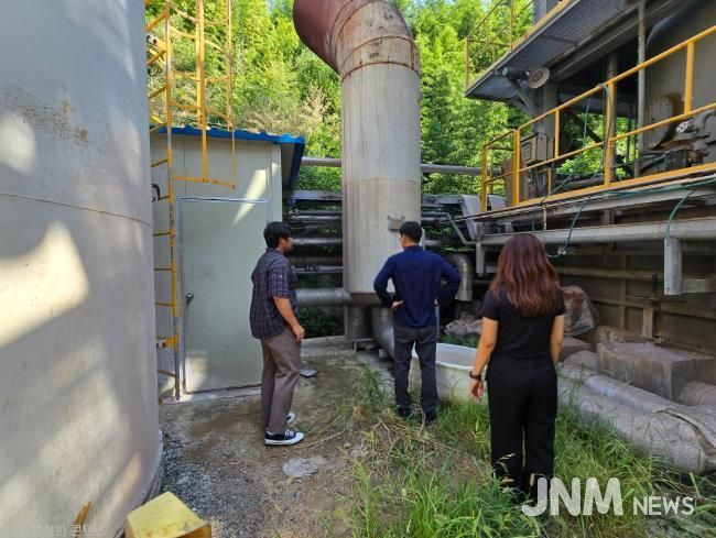 대기배출시설 정상가동 여부 점검 현장