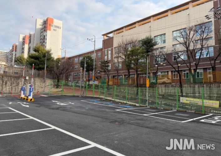 율곡초등학교 옆 공영주차장 2월부터 본격 운영