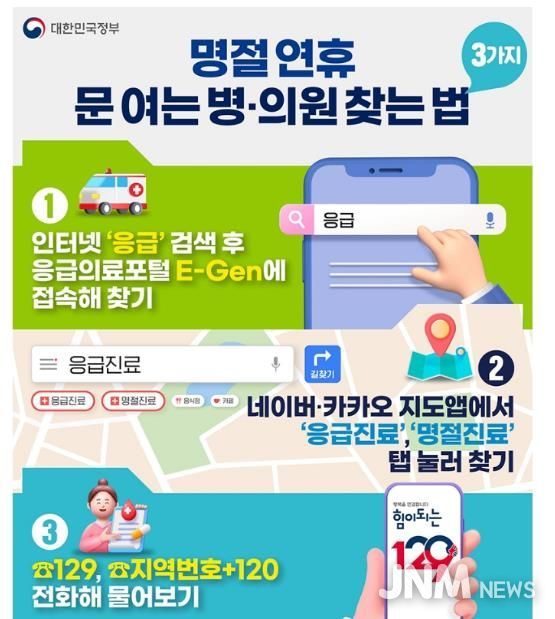 평택시, 설 연휴 비상진료대책 마련(2월 14~18일)