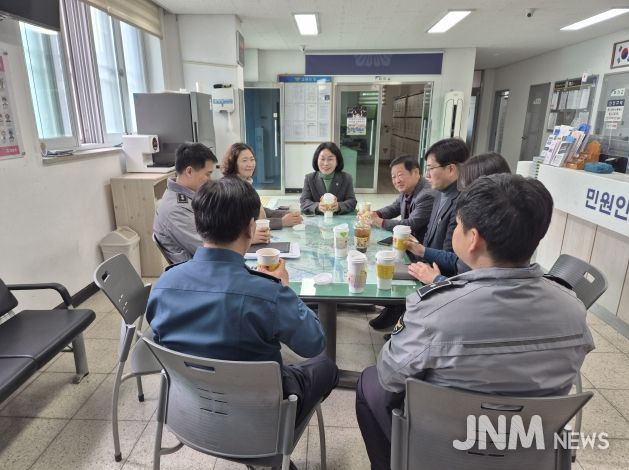 자치경찰위원회 치안 현장근무자 격려 방문