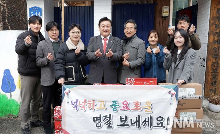 송인석 산업건설위원장, 따듯한 나눔으로 희망 전해