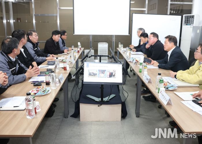 전북자치도, 정읍 ㈜쓰리에이씨 현장방문