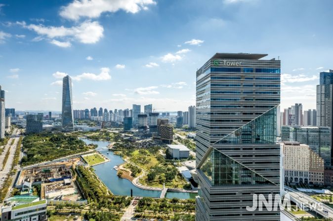 인천경제청 전경(송도 G타워)