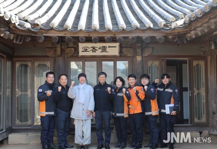 해남소방서, 설명절 대비 전통사찰 화재안전 간담회 실시