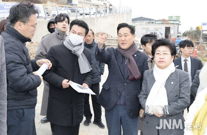 강문성 의원 광림동 민원 현장 점검