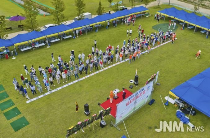 2025년 9월 진행된 제1회 적벽배 파크골프 대회 모습