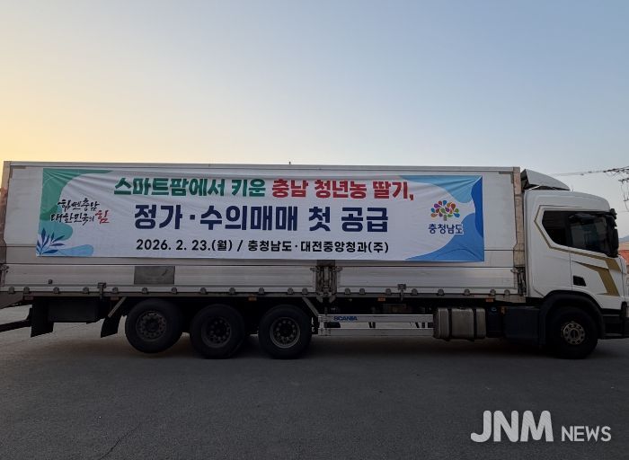 청년농 재배 딸기 1톤 정가·수의 매매 방식 시범 공급