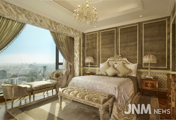 The Reverie Suite bedroom adorned with Provasi interior furnishings