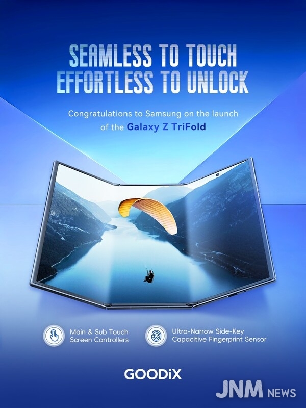 Goodix Powers Samsung’s Galaxy Z TriFold with Advanced Foldable Touch and Fingerprint Solutions